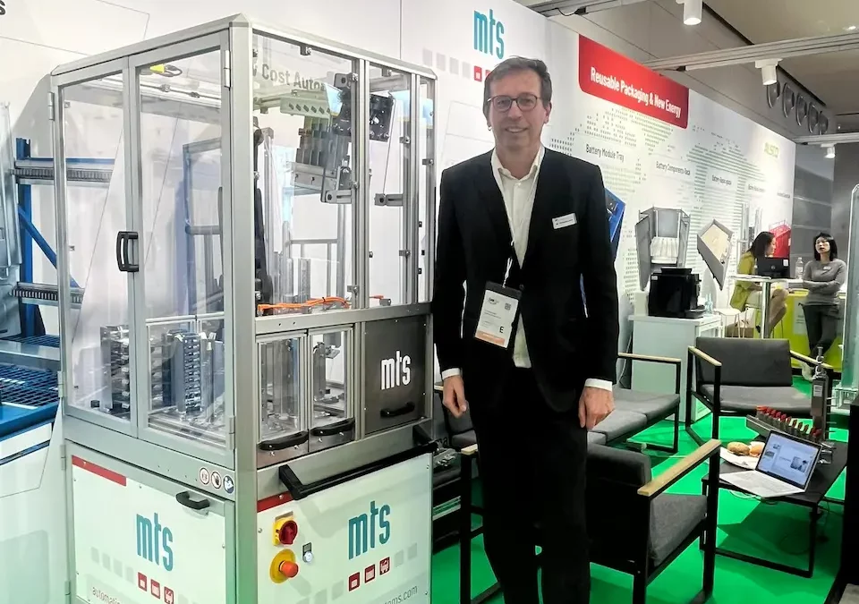 Erfolgreicher Messeauftritt: mts zeigt neue Stapelsäulen auf der Logimat 2024